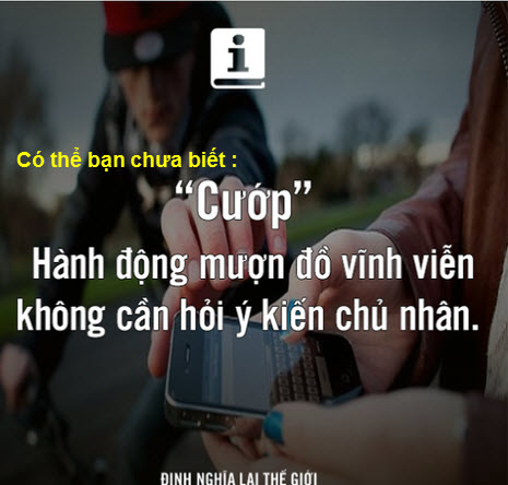 Định nghĩa lại về mượn đồ